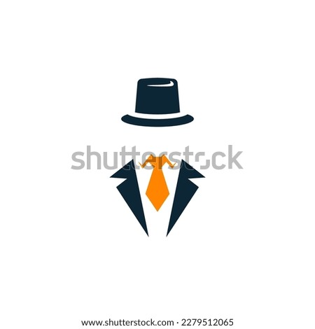 A man in a hat and tie and necktie.