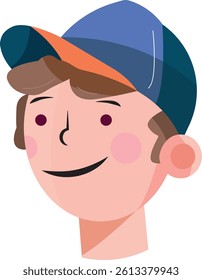 Man with Hat white background