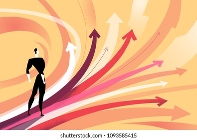 A man have to choose witch is the right direction