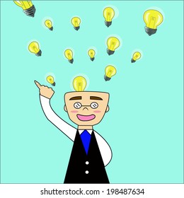 The man have more idea