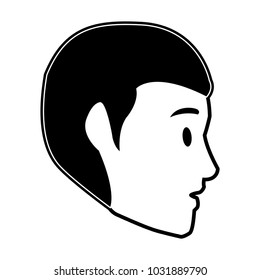 Man head cartoon