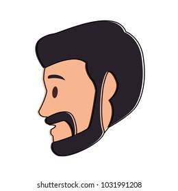 Man head cartoon