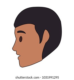Man head cartoon