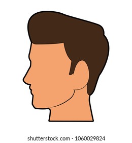Man head cartoon
