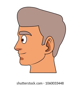 Man head cartoon