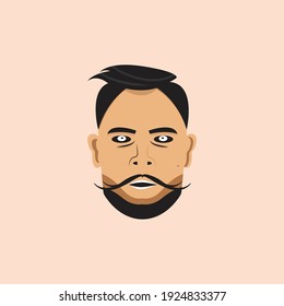 man head character design vector