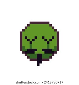 Cabeza de hombre con bigote largo, abuelo, barbería, anciano frente a personaje de caricatura de ícono de arte de píxel. Estilo plano de 8 bits. Ilustración vectorial abstracta aislada.