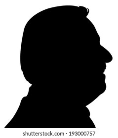 a man head silhouette 