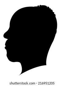 a man head silhouette 