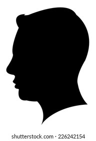 a man head silhouette 