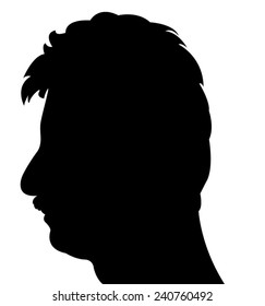 a man head silhouette 