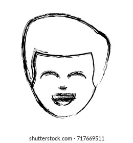 Man head silhouette