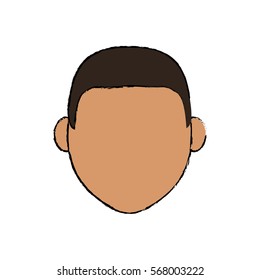 Man head silhouette icon vector illustration graphic design