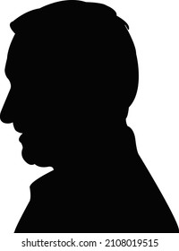 20,740 Old man head silhouette Images, Stock Photos & Vectors ...