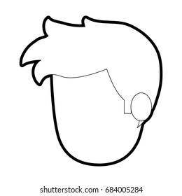 man head vector illustration