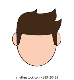 man head vector illustration