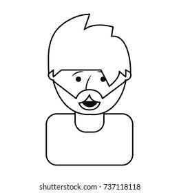 man head  vector illustration