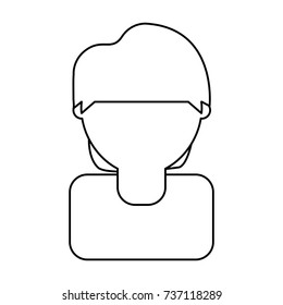 man head  vector illustration