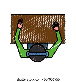 man with headphones icon