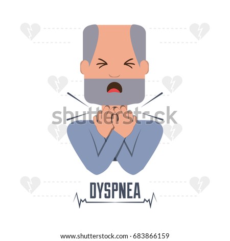 man with heart atack symptoms and condition