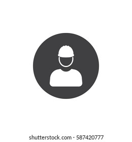 Man with helmet icon