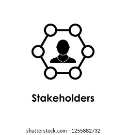 Man, Hexagon, Stakeholders Icon. One Of Business Collection Icons For Websites, Web Design, Mobile App