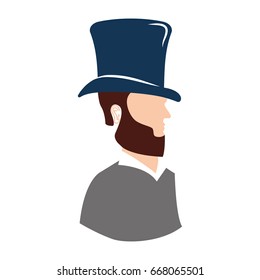 man hipster style model