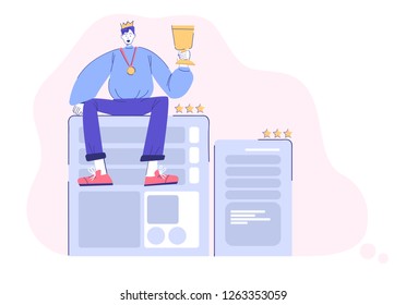 Man with his cup