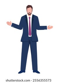 A man with his hands outstretched