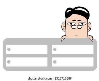 A man hold check list board