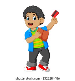 man holding a credit card 