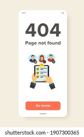 Man holding document and analyzing candidate qualification for vacancy. HR manager, recruitment, human resources. Head hunting concept. Can be used for topics like business, employment, HR management