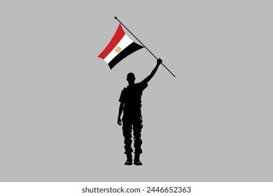 Ilustración vectorial de la República Árabe de Egipto, Ilustración de Egipto, Símbolo de patriotismo y libertad, Símbolo egipcio, África
