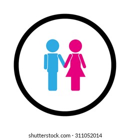 man holding hand woman