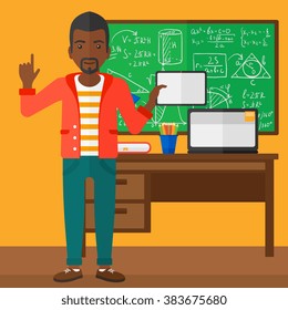 Man holding tablet computer.