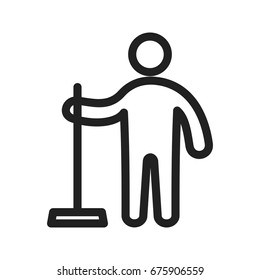 Man Holding Wiper