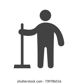 Man Holding Wiper