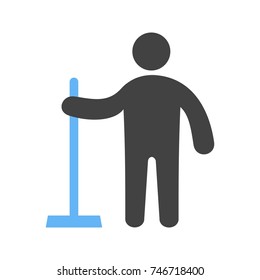 Man Holding Wiper