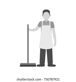 Man Holding Wiper