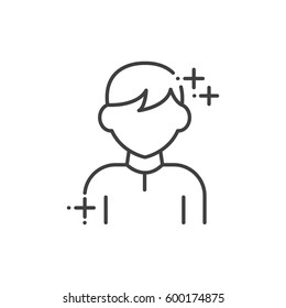 Man, human avatars icon