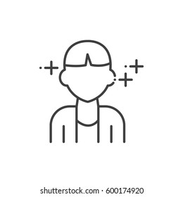 Man, human avatars icon
