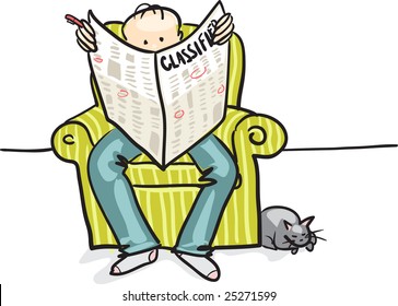 Job Hunting Cartoons Images Stock Photos Vectors Shutterstock