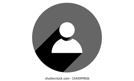 Man icon, avatar icon, user icon. Flat icons vector design. Simple icons with shadows