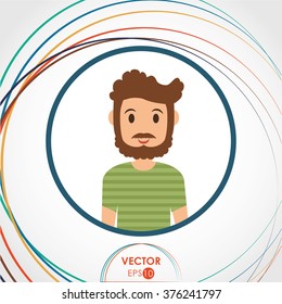 man icon design 
