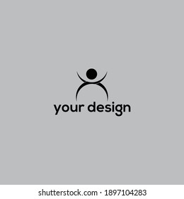  man icon design with a background 
