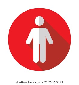 Ilustración vectorial de diseño de iconos de hombre