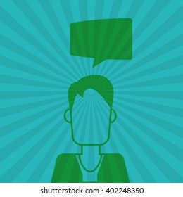 Man icon design , vector illustration