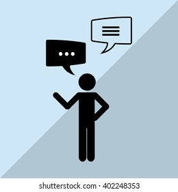 Man icon design , vector illustration