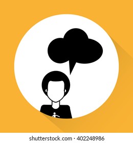Man icon design , vector illustration
