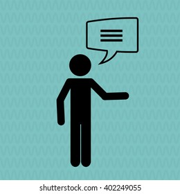 Man icon design , vector illustration